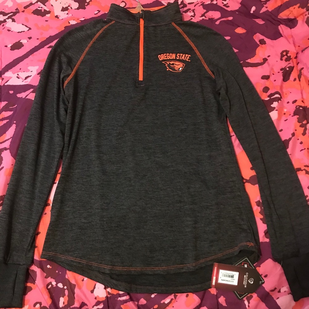 Colosseum Black Oregon State Jacket